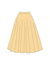 Load image into Gallery viewer, Golden Hour Classic Full Circle Skirt Maxi Length Yellows
